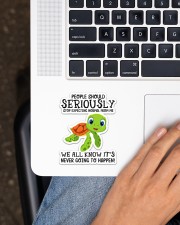 Turtle Stop Expecting Normal From Me Sticker - Single (Vertical) aos-sticker-single-vertical-lifestyle-front-11