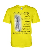 The Ride Goes On V-Neck T-Shirt tile