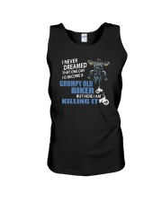 Grumpy Old Biker Unisex Tank thumbnail