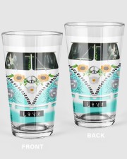 Peace Car 16oz Pint Glass front