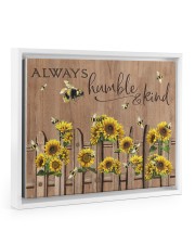 Always Humble And Kind 14x11 White Floating Framed Canvas Prints front