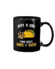 Just A Girl Loves Dogs And Tacos Mug thumbnail