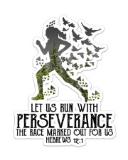 Let Us Run Sticker - Single (Vertical) front