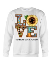Love Someone With Autism Crewneck Sweatshirt tile