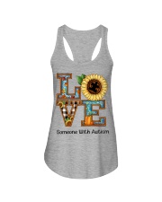 Love Someone With Autism Ladies Flowy Tank tile