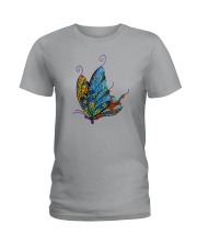 Mosaic Butterfly Ladies T-Shirt thumbnail