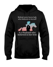 Behind Every Horse Lady Hooded Sweatshirt front