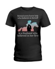 Behind Every Horse Lady Ladies T-Shirt tile