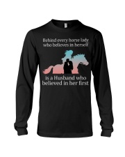 Behind Every Horse Lady Long Sleeve Tee tile