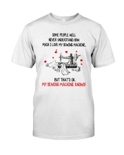 I Love My Sewing Machine Classic T-Shirt front