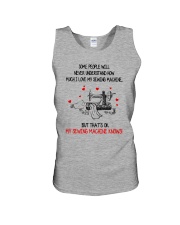 I Love My Sewing Machine Unisex Tank thumbnail