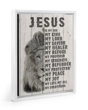 Jesus Is My King 11x14 White Floating Framed Canvas Prints thumbnail