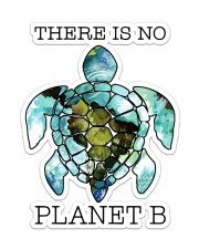 Turtle There Is No Planet B Sticker - Single (Vertical) front