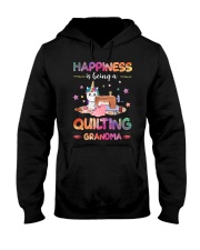 Happiness Is Being A Quilting Grandma Hooded Sweatshirt thumbnail