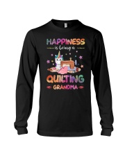Happiness Is Being A Quilting Grandma Long Sleeve Tee thumbnail