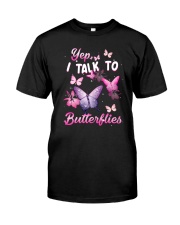 Yelp I Talk To Butterflies Classic T-Shirt front