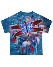 US Dragonfly Dreamcatcher All-over T-Shirt back