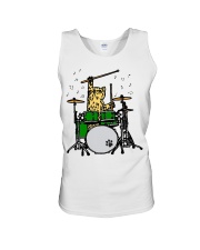 Cat Drum Unisex Tank thumbnail