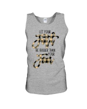 Jesus Let Your Faith Be Bigger Than Your Fear Unisex Tank tile