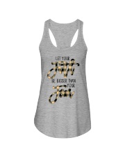 Jesus Let Your Faith Be Bigger Than Your Fear Ladies Flowy Tank tile