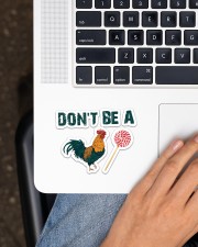 Chicken Sticker - Single (Horizontal) aos-sticker-single-horizontal-lifestyle-front-11