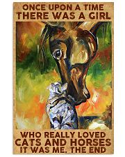 Girl Loved Horses And Cats 11x17 Poster front