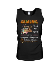 Sewing Fills My Days Unisex Tank thumbnail