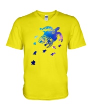 Water Turtles V-Neck T-Shirt thumbnail