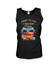 I Was Busy Playing With Yarn Unisex Tank thumbnail