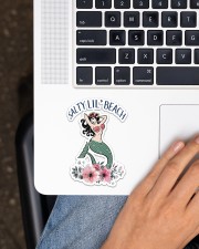 Mermaid Salty Lil' Beach Sticker - Single (Vertical) aos-sticker-single-vertical-lifestyle-front-11