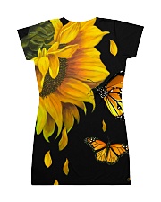 Butterfly And Sunflower All-over Dress back