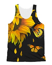 Butterfly And Sunflower All-over Unisex Tank thumbnail