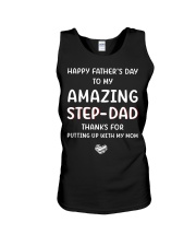 Happy Father's Day To Step Dad Unisex Tank thumbnail