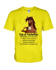 Horse Cup Of V-Neck T-Shirt tile