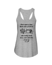 Love Quilting And Dogs Ladies Flowy Tank thumbnail