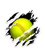 Softball Sticker - Single (Vertical) front