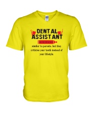 Dental Assistant V-Neck T-Shirt thumbnail