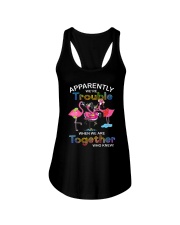 We're Trouble Ladies Flowy Tank thumbnail