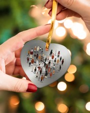 Horse Heart Heart ornament - single (porcelain) aos-heart-ornament-single-porcelain-lifestyles-09