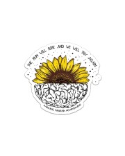 Mental Heath The Sun Will Rise Sticker - Single (Horizontal) front