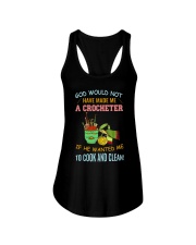 For Crocheters Ladies Flowy Tank thumbnail