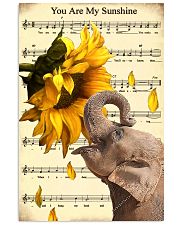 Elephant Sunflower 11x17 Poster front