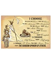 Native I Choose 17x11 Poster front