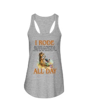 Horse I Rode All Day Ladies Flowy Tank tile
