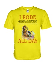 Horse I Rode All Day V-Neck T-Shirt tile