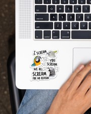 Parrot Scream Sticker - Single (Vertical) aos-sticker-single-vertical-lifestyle-front-11