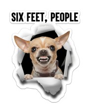 Chihuahua Six Feet People Sticker - Single (Vertical) front
