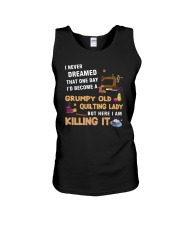 Grumpy Old Quilting Lady Unisex Tank thumbnail