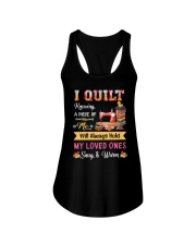 I Quilt Knowing Ladies Flowy Tank thumbnail