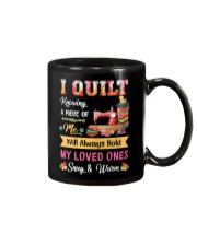 I Quilt Knowing Mug thumbnail